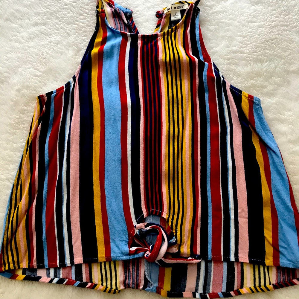 Striped Halter Shirt